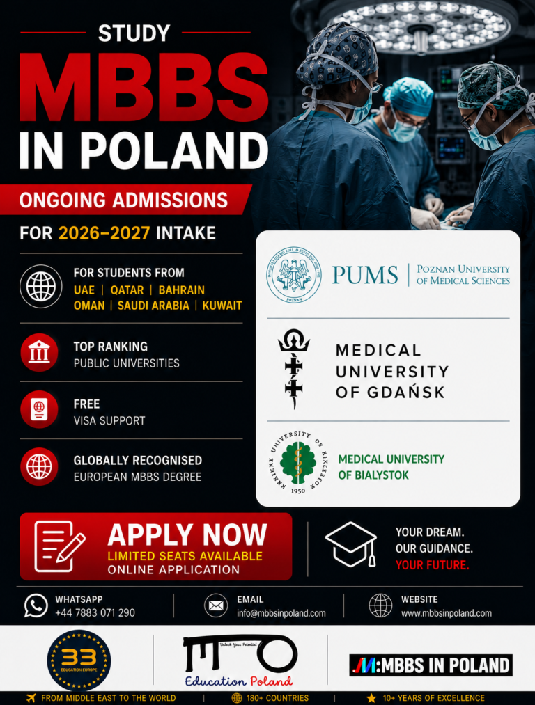 Study Healthcare in Europe – Medicine, Dentistry & Nursing